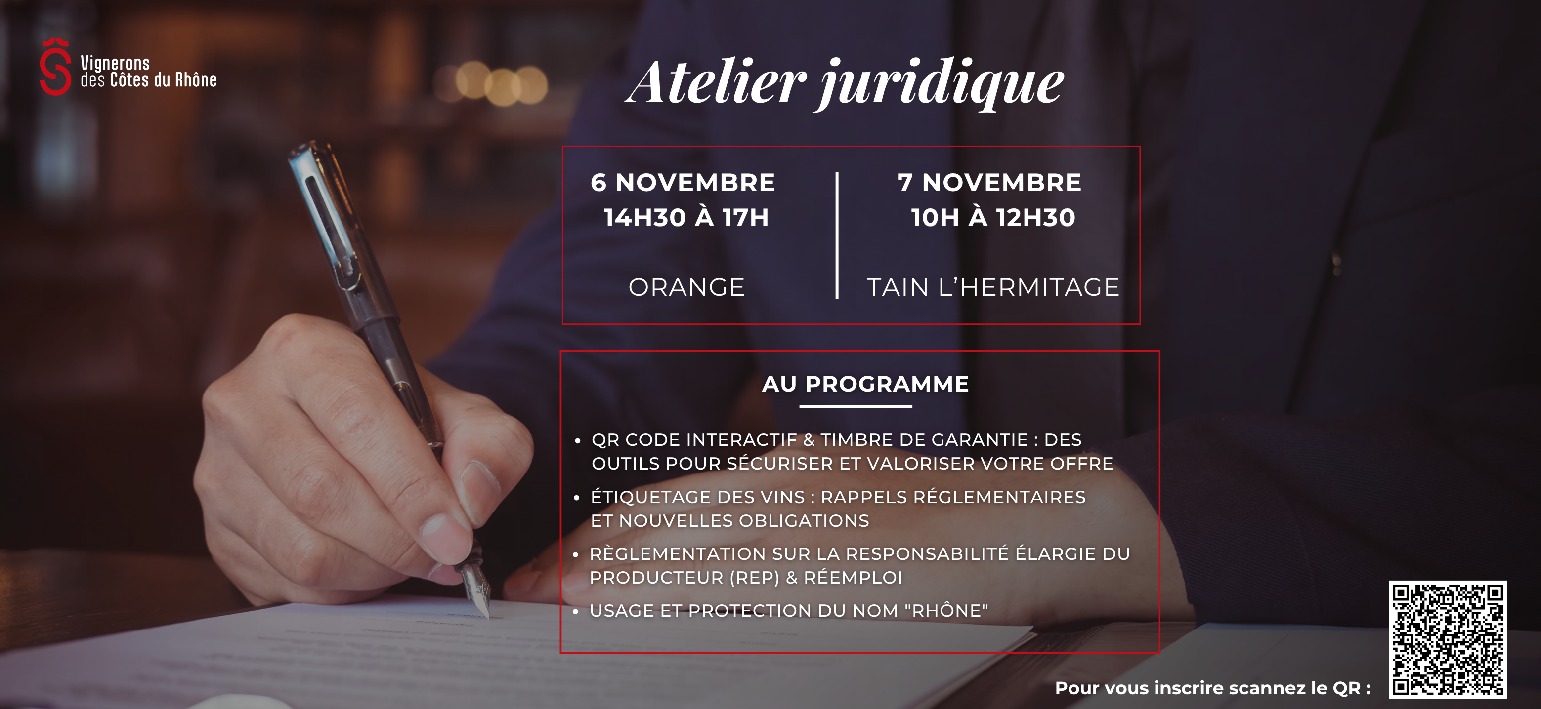 Inscrivez-vous aux ateliers juridiques du Syndicat